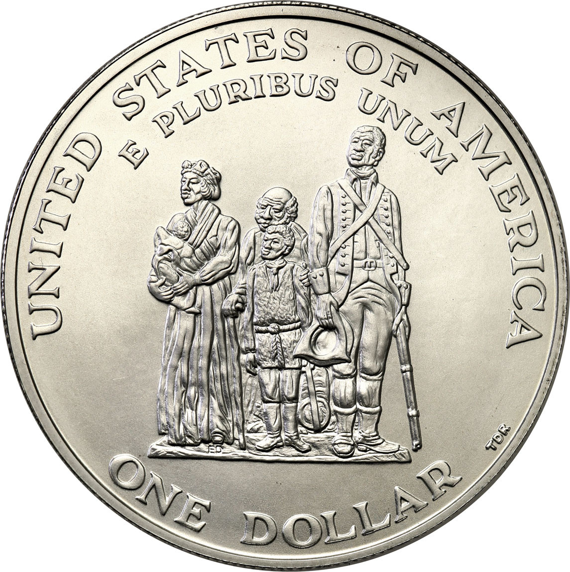 USA. Dolar 1998 S, Afroamerykanie